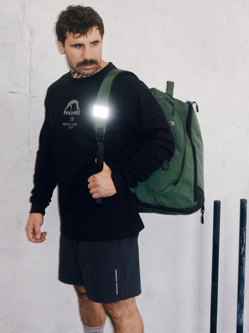 MANTO XL CONVERTIBLE BACKPACK CIRCLE-green